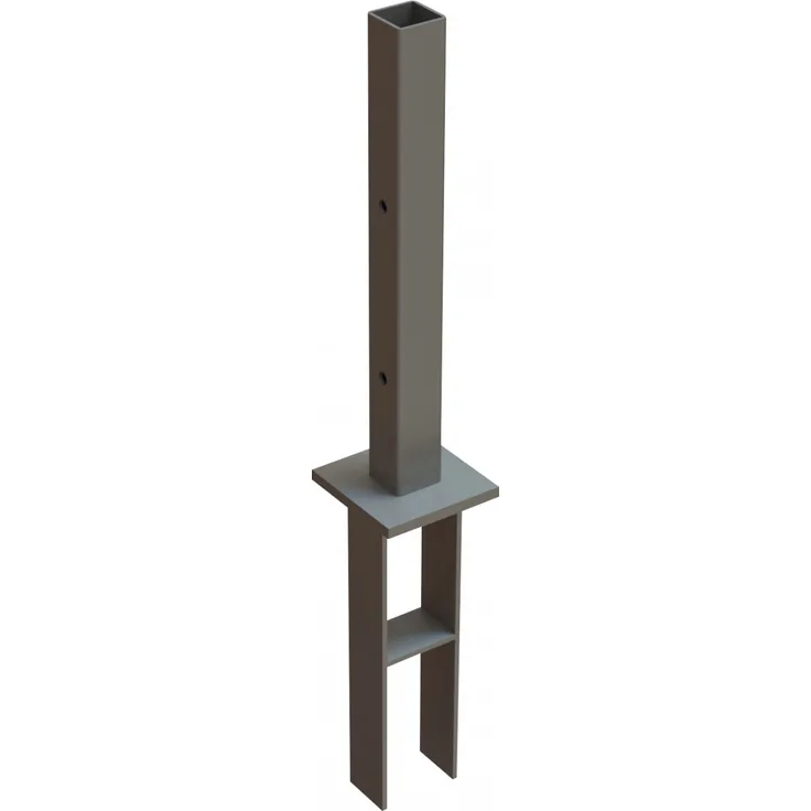 Osmo Pfostenanker zum Einbetonieren für Aluminiumpfosten'' ''11 x 70 cm (B x H), Metall feuerverzinkt''''