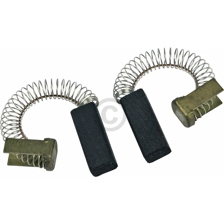 EUROPART Kohlen 6x9x25mm mit Kabel Feder Führungsteller für Kleingeräte Staubsauger etc