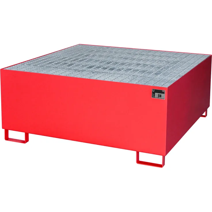 Bauer Auffangwanne AW 1000, lackiert, Feuerrot