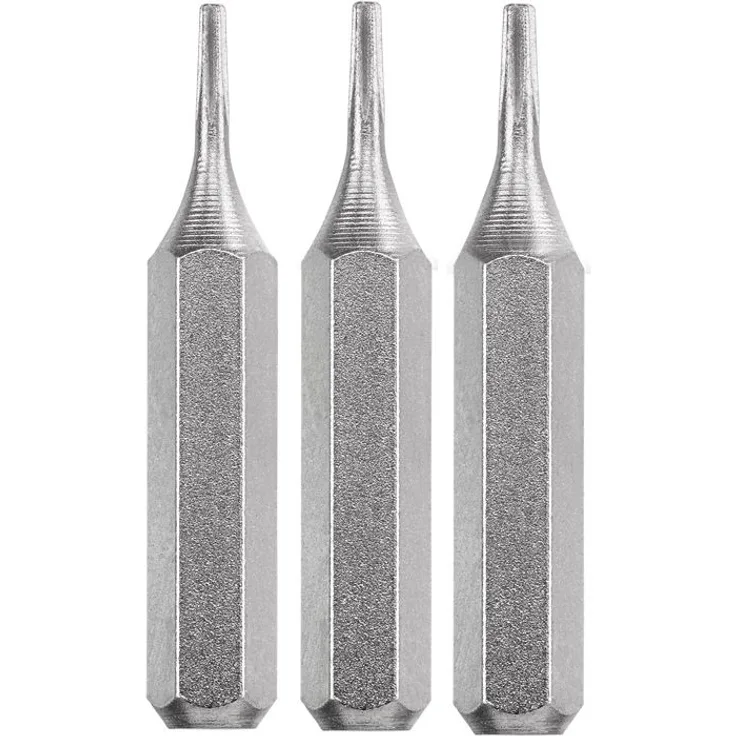 KWB Bit-Set 28-mm Pentalobe TS-1, TS-4, TS-6 Micro-Bit für Fein-Mechanik (Schaft 4-mm, Tq 60 Stahl, mit Haltestreifen, für Mikro-Bit-Halter)