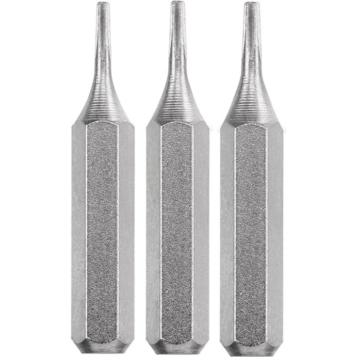 KWB Bit-Set 28-mm Pentalobe TS-1, TS-4, TS-6 Micro-Bit für Fein-Mechanik (Schaft 4-mm, Tq 60 Stahl, mit Haltestreifen, für Mikro-Bit-Halter) – Bild 1