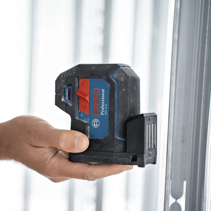 Bosch 5 Punktlaser grün GPL 5 G Tasche Messbereich bis 30 m – Bild 3