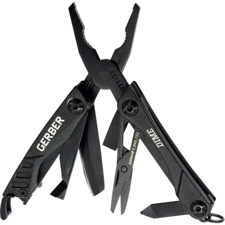 Gerber Multi-Tool DIME BLACK, Zange mit Drahtschneider, Messer