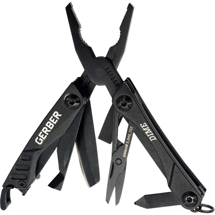 Gerber Multi-Tool DIME BLACK, Zange mit Drahtschneider, Messer – Bild 1