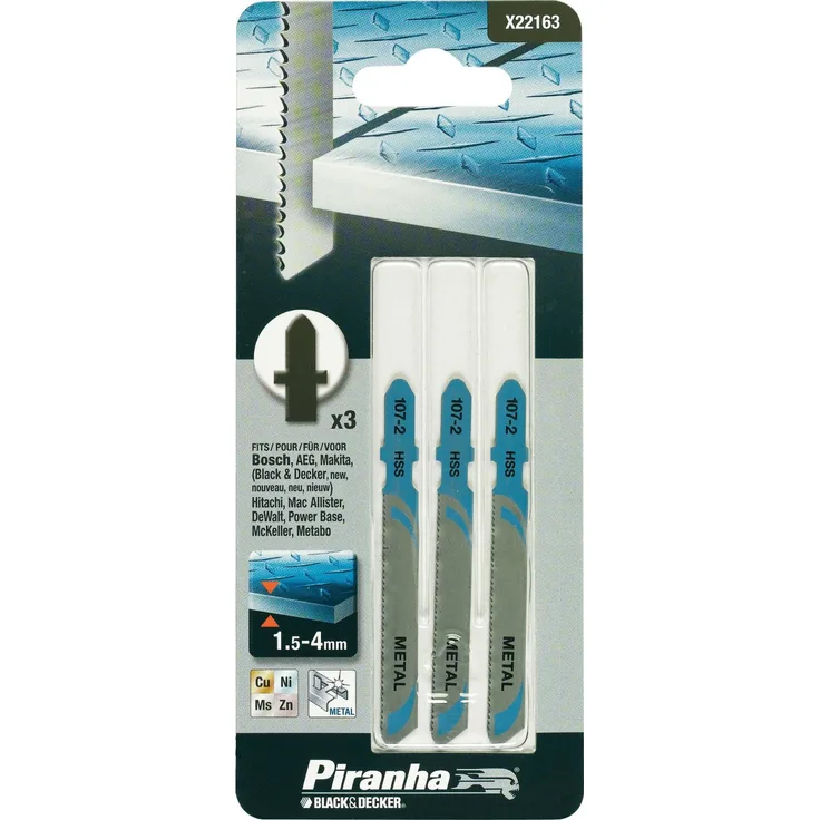 Piranha X22163-XJ HSS Metall T Rauchweg Stichsägeblatt