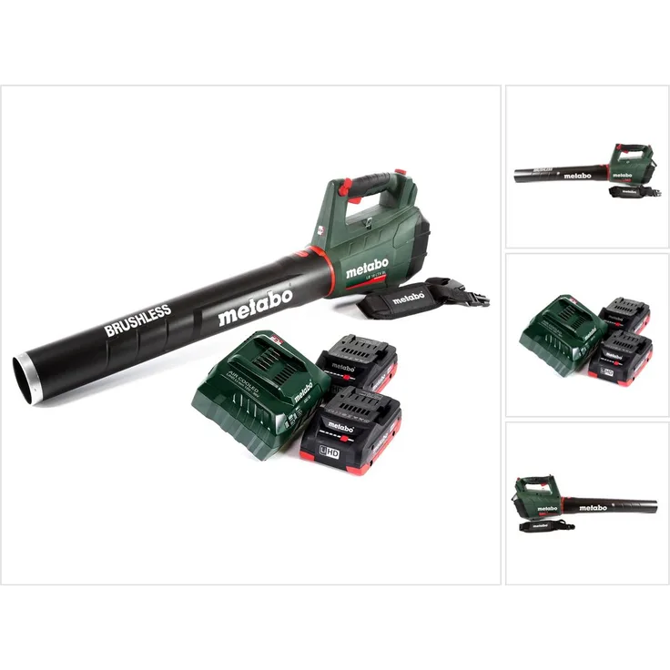 Metabo LB 18 LTX BL Akku Laubbläser 18 V Brushless plus 2x Akku 4,0 Ah plus Ladegerät - Preisvergleich