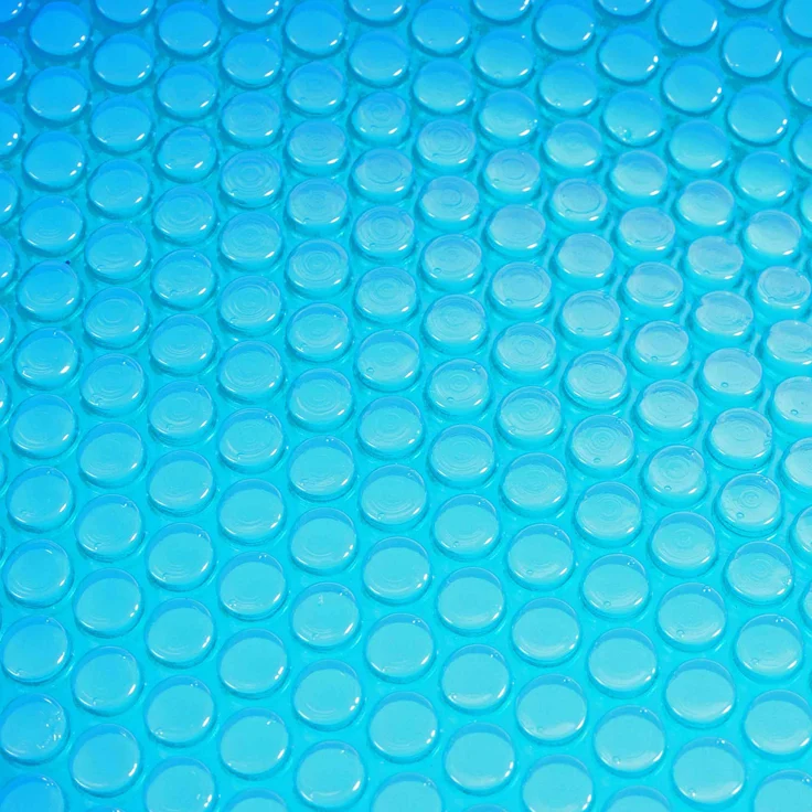 Mendler Pool-Abdeckung Wärmeplane Abdeckplane Solarplane Solarabdeckung, Stärke: 400 µm rechteckig 10x5m blau – Bild 1