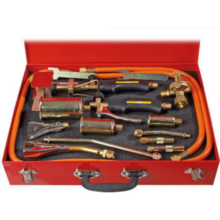 16-teiliges Propan-Butan Handlötset, mit hochwertigem Gaslötkolben