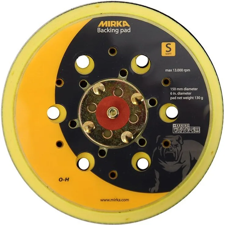 Mirka 1975542 8292605031 Stützteller 150 mm 5-16'' weich 48G Pros-Deros