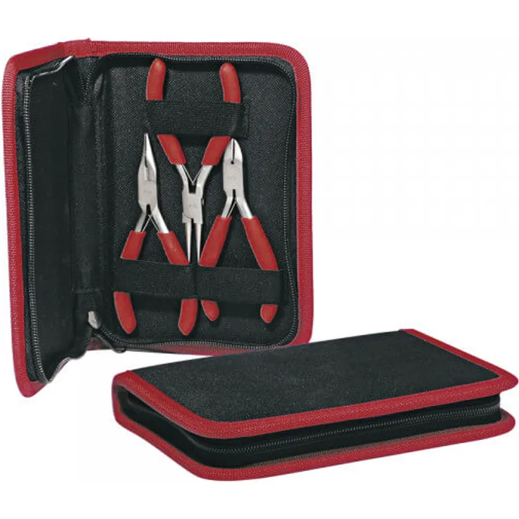RAYHER 8934500 Zangenset mit Etui, Set 3 Zangen