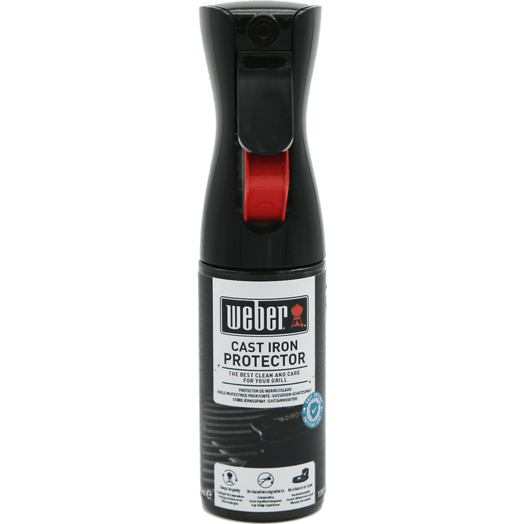 Weber 17889 Gusseisen Schutzspray, 200 ml, schtze Grillroste und Zubeh”r aus Gusseisen vor Rost und Korrosion