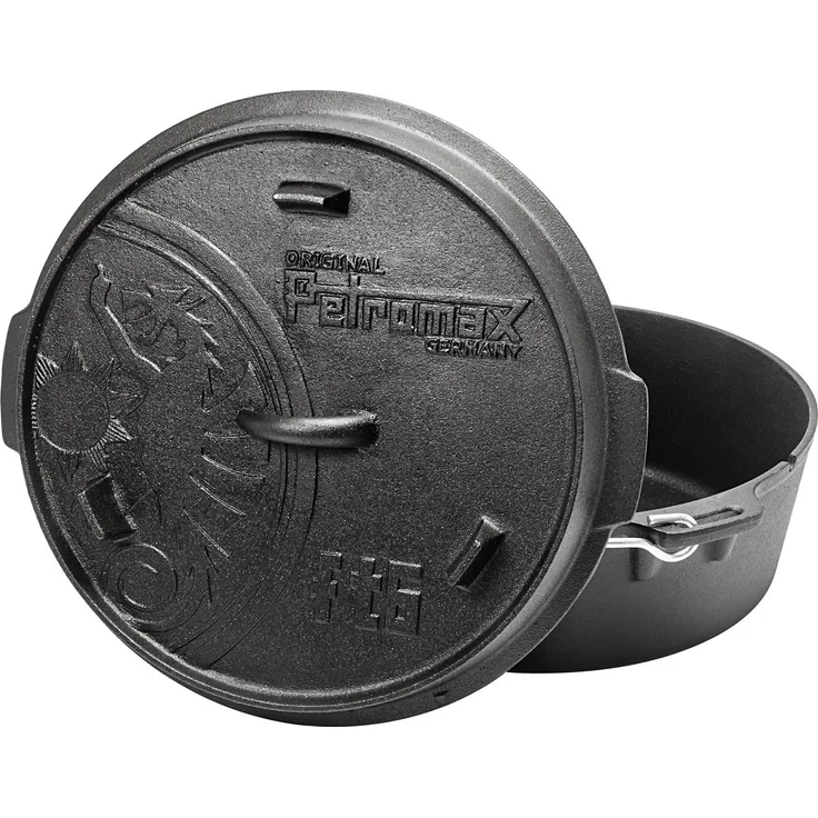 Petromax ft6 Feuertopf mit Füße Dutch Oven Set inkl. Deckelheber Schmortopf