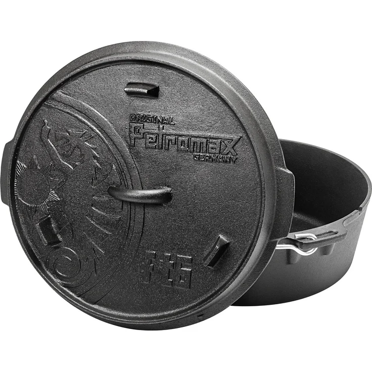 Petromax ft6 Feuertopf mit Füße Dutch Oven Set inkl. Deckelheber Schmortopf