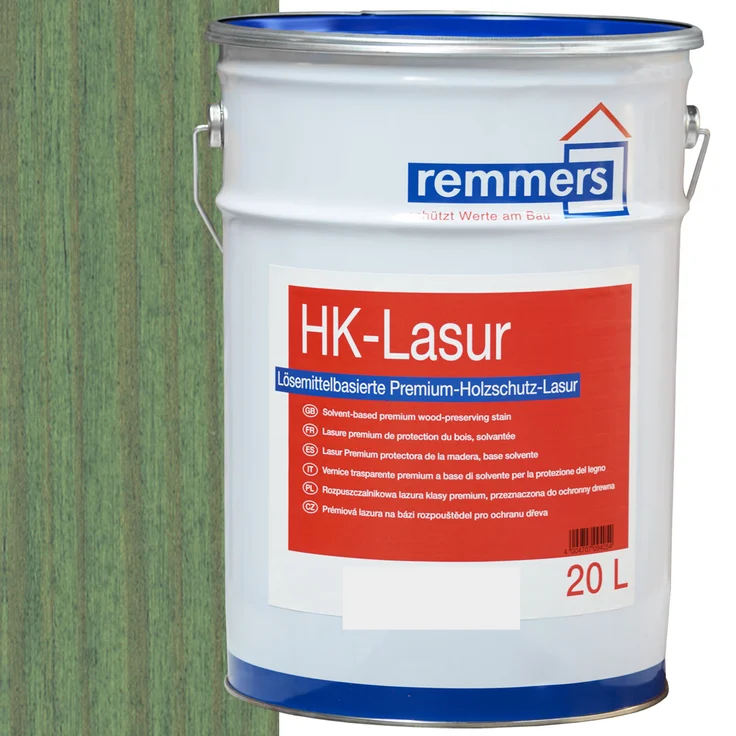 Remmers - Remmers HK-Lasur 20 L Eimer Tannengrün - grün – Bild 1