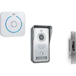 Elro Video Türsprechanlage mit Funktürklingel und Türöffner, Klingelanlage Smartphone