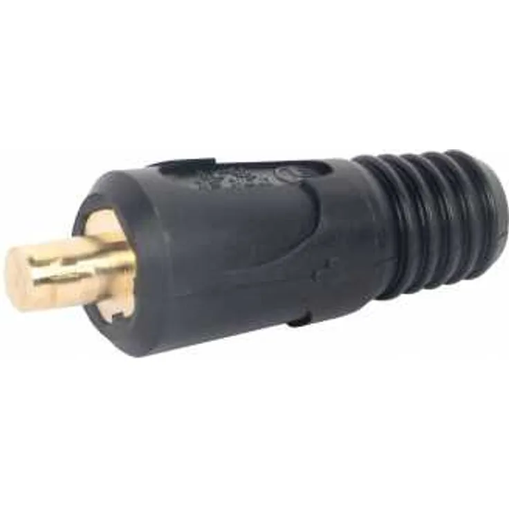 Schweißkabel-Stecker, schwarz