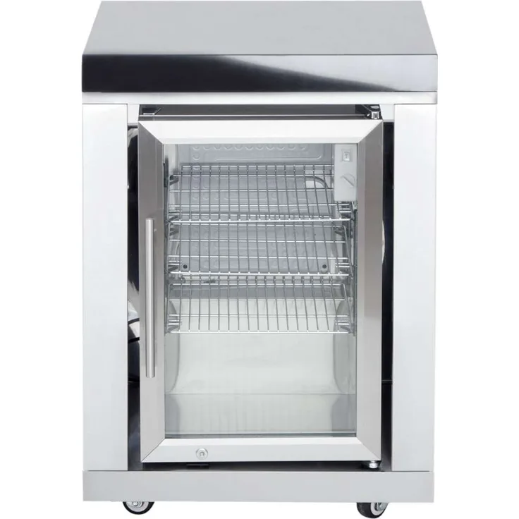 Allgrill Top-Line modulare Outdoorküche Edelstahl Modul 10 Anbau-Kühlschrank 63 Liter