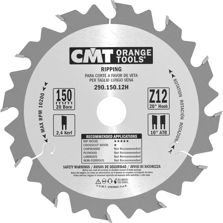 CMT Orange Tools 290.150.12H tool, Metallo-Grigio