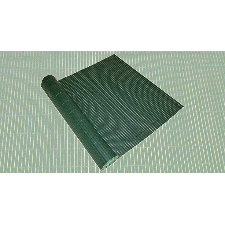Harms Import Sichtschutzmatte PVC, 90 x 500 cm, Zaunblende, Windschutz grün