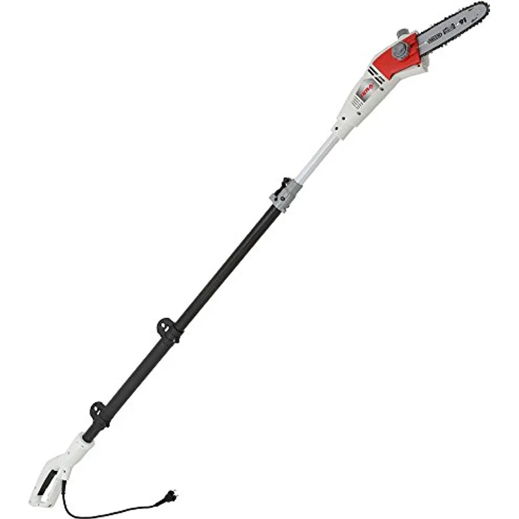 IKRA Elektro Teleskop Entaster IEAS 750 Schnittlänge 185mm 750W Arbeitshöhe 4m inkl. Schultergurt leicht Elektro-Kettensäge, 19 cm Schwertlänge