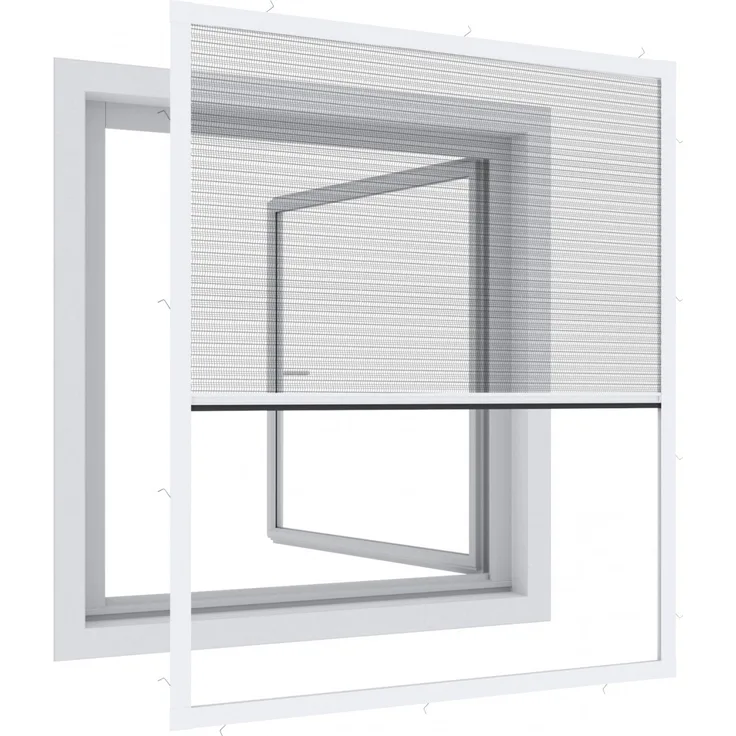 Windhager Insektenschutz Plissee 130 x 150 cm, anthrazit