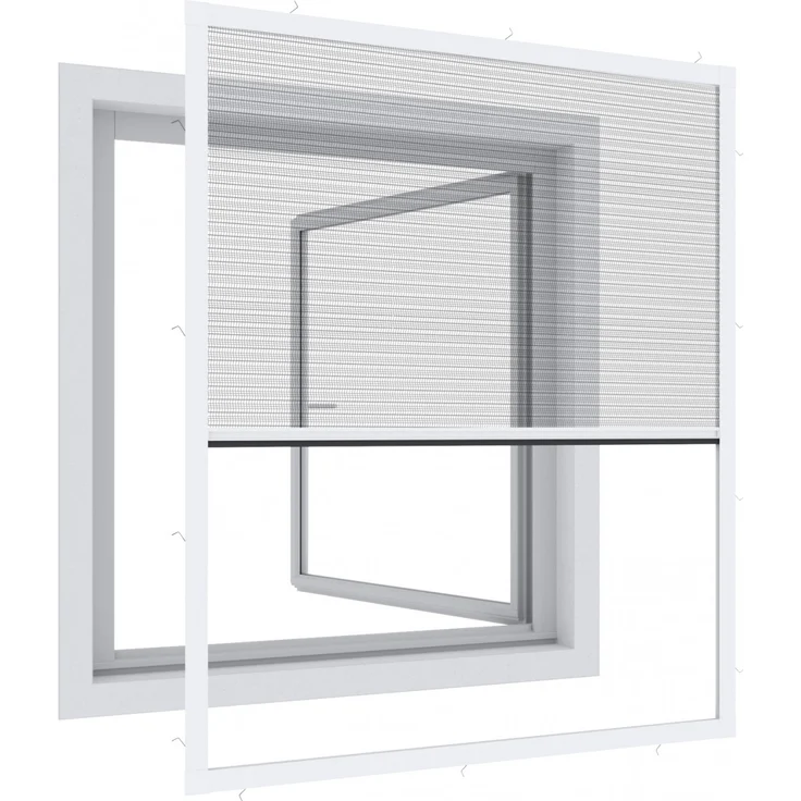 Windhager Insektenschutz Plissee 130 x 150 cm, anthrazit