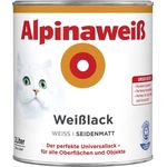 Alpinaweiß Weißlack 2 l, alpinaweiß, seidenmatt