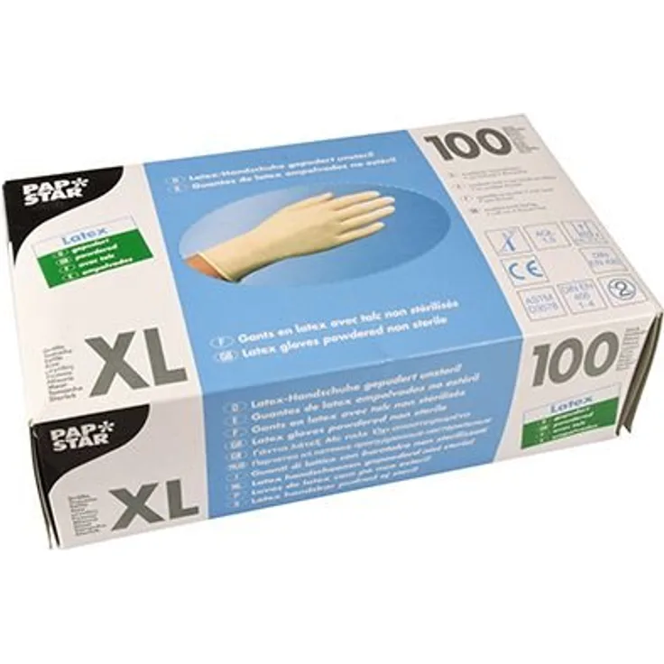 Einweg-Handschuhe Latex Größe XL 100 Stück