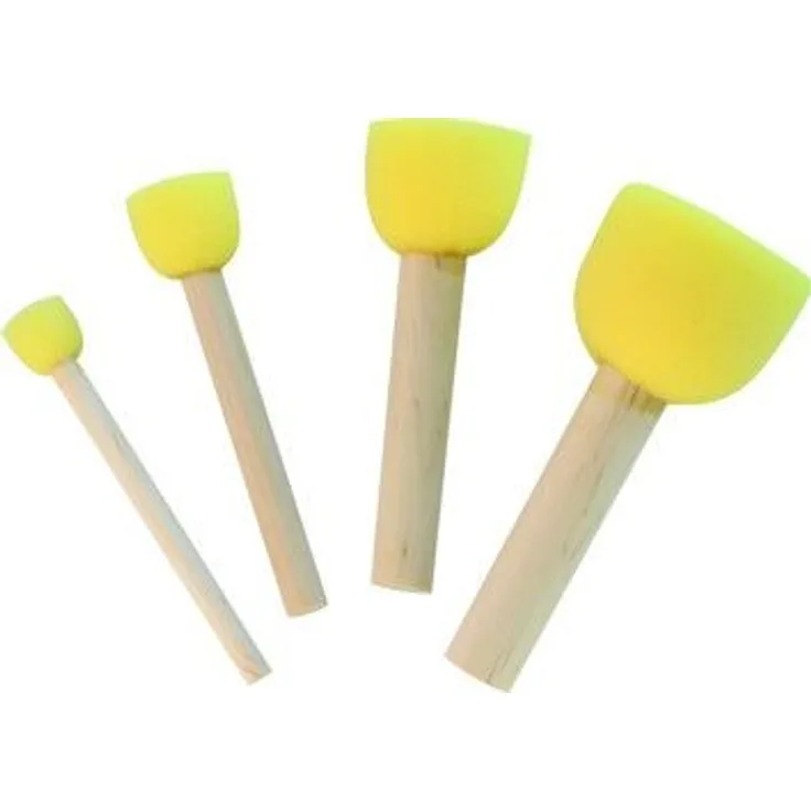 Kreul Schwammstupf-Pinsel 4er-Set