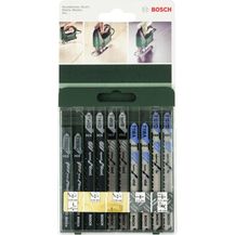 Bild für Bosch 10tlg. Stichsägeblatt Set Wood and Metal (Holz und Metall, Zubehör Stichsäge T-Schaftaufnahme)
