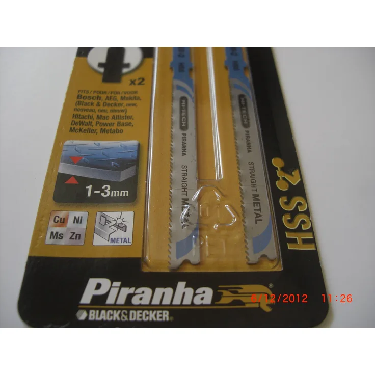 Piranha x25782-xj HSS Metall T-Schaft Stichsägeblätter