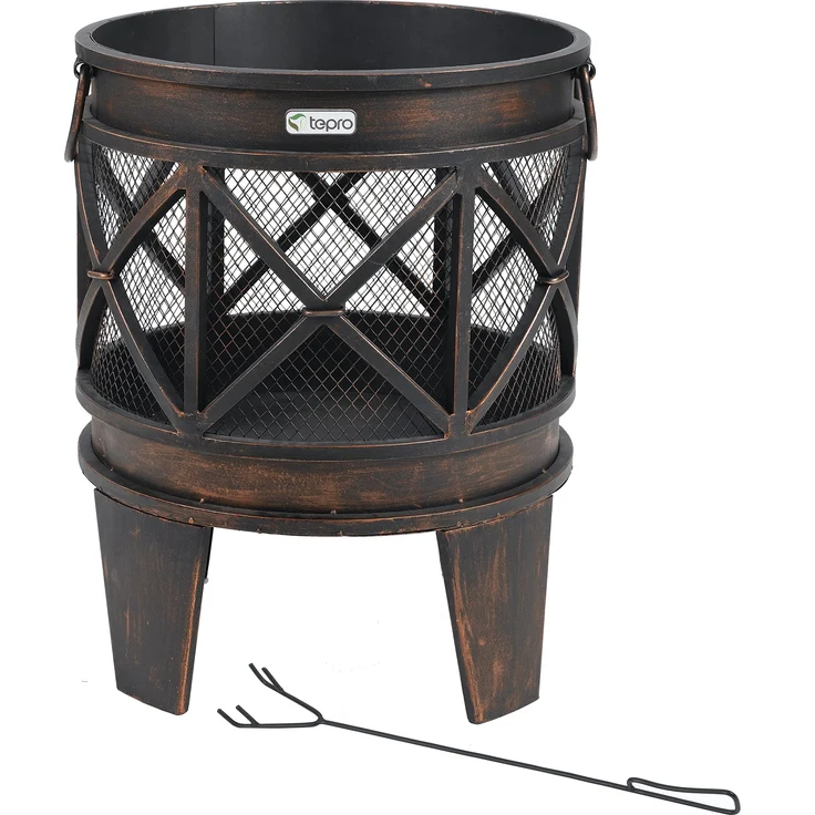 tepro 1127 ''Gracewood'' Fire Basket - Bronze (12-Piece) – Bild 1