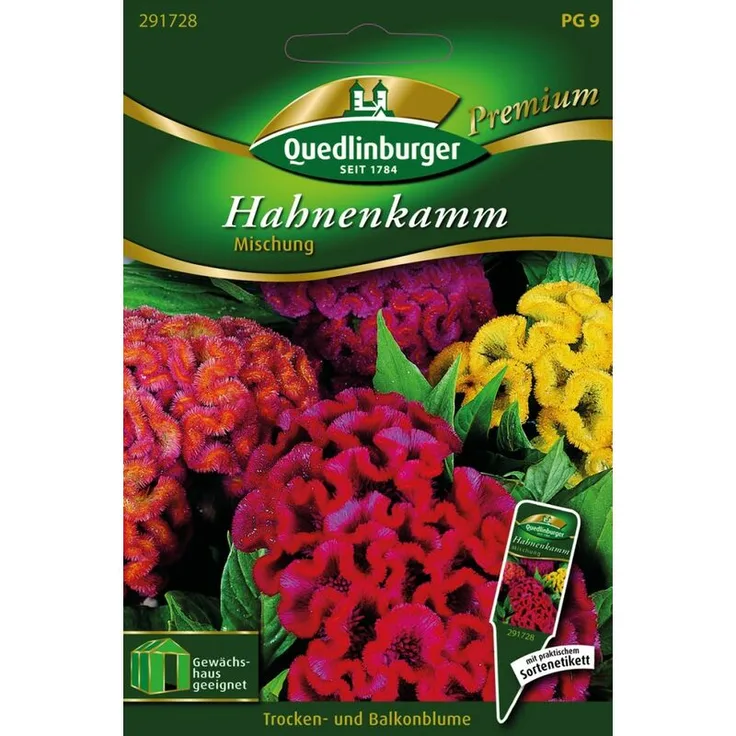 QUEDLINBURGER SAATGUT Quedlinburger Saatgut - Hahnenkamm Mischung Blumensamen