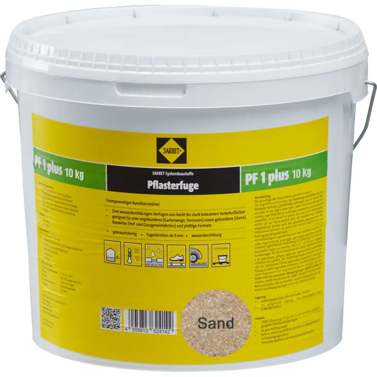 SAKRET Pflasterfugenmörtel PF1 Plus Sand 10kg