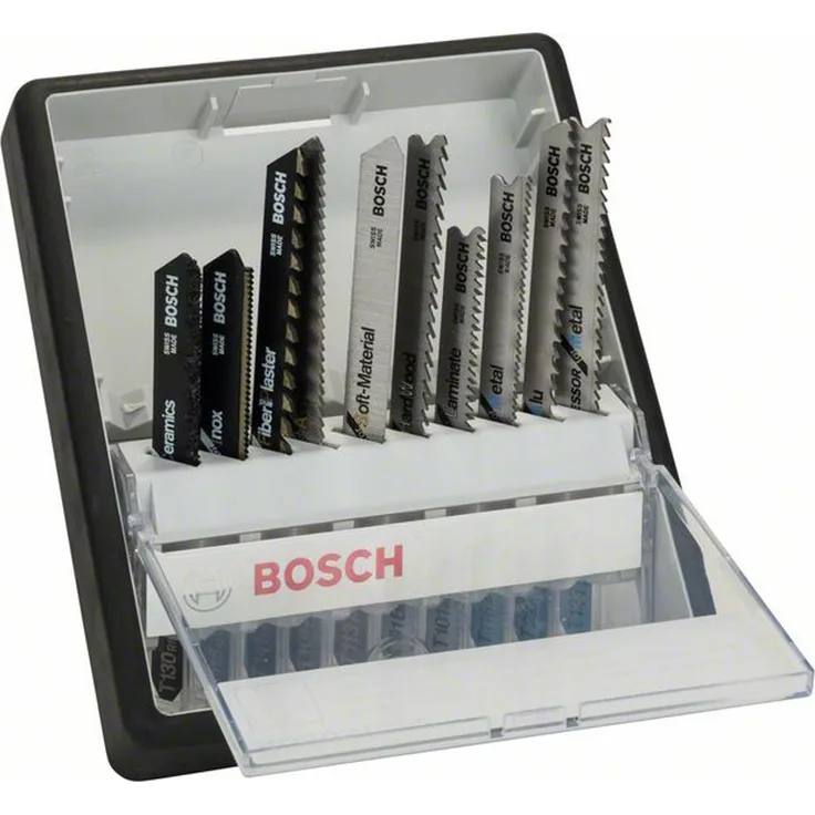 Bosch Professional 2607010574 Stichsägeblatt ROBUSTLINE 10er Spezial Set, T-Schaft
