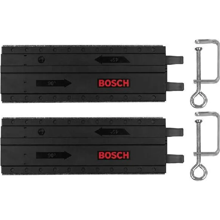 Bosch 2-tlg. Führungssschiene aus Kunststoff mit Schraubzwingen 700mm (2x 350mm)