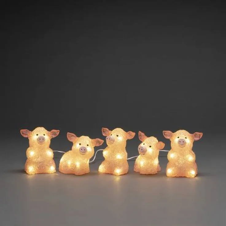 Konstsmide 6232-343 Acryl-Figur Warmweiß LED Weiß