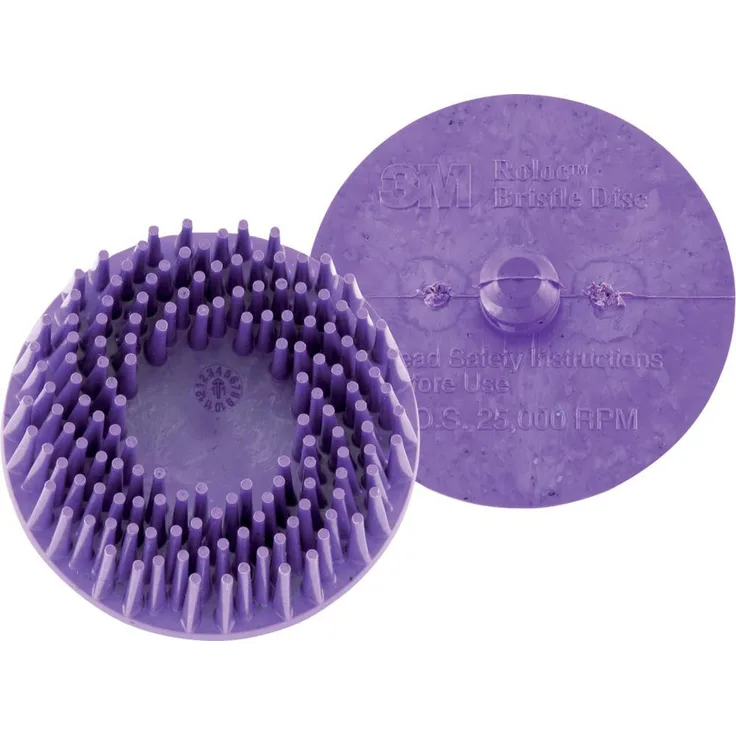 3M Bristle Disc ROLOC 50 8mm K 36 violett