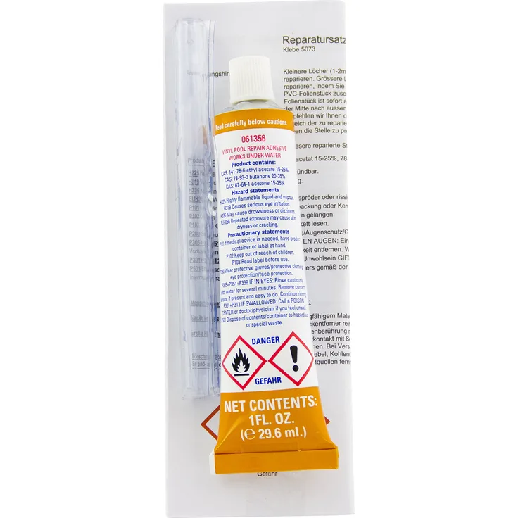 Steinbach Poolfolie Unterwasser Reparatur-Set für Folien, Blau, 2-teilig