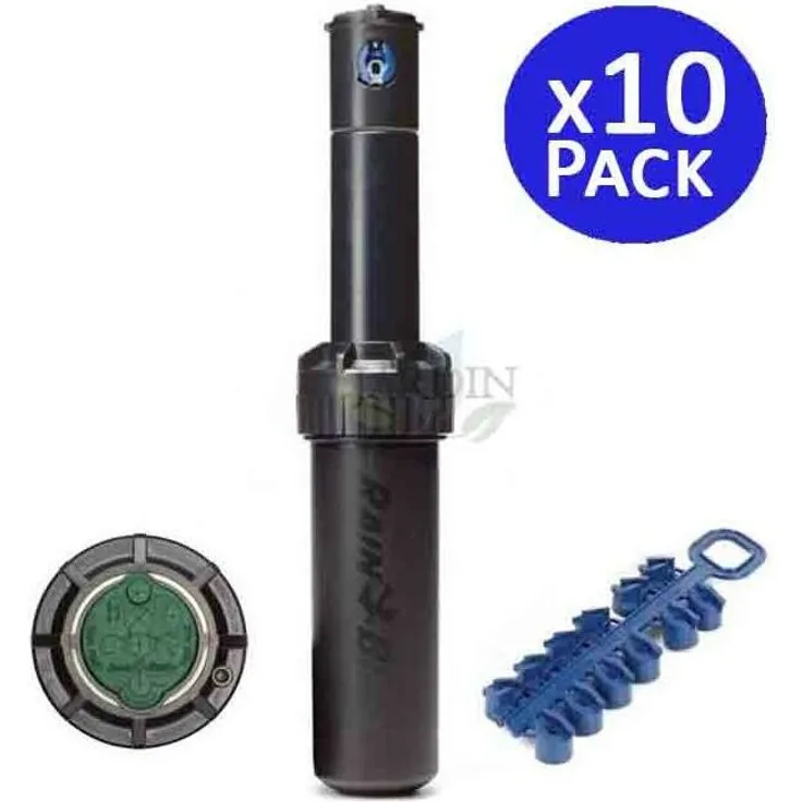 Aspersor Rain Bird 5004-Plus 3-4' , Alcance 7,6 a 15,2 m. 10 unidades