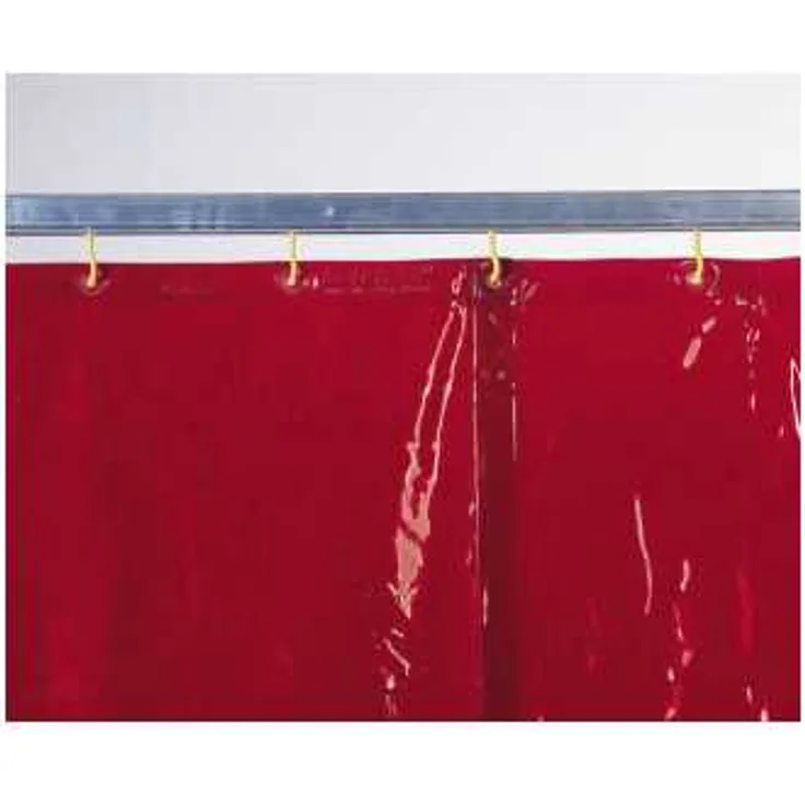 Elmag Schweißerschutzvorhang rot b 1300 x h 2800x0,4mm gem. prEN 1598-1994