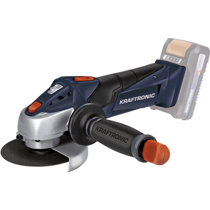 KRAFTRONIC Akku-Winkelschleifer KT-WS 18 Li Solo, 18 V, ohne Akku