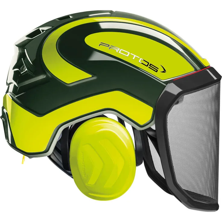 Protos Helm Integral Forest grobes Visier, oliv-gelb