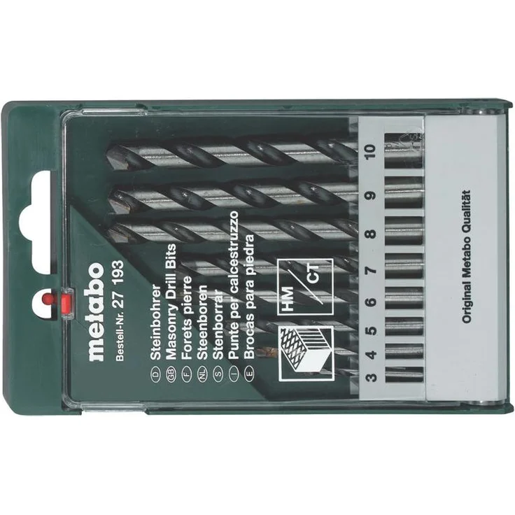 Metabo 627193000 Steinbohrer-Kassette 8-teilig