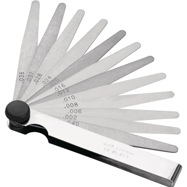 Fühlerlehre Blatt-St.0,05-1,0mm STA L.100mm Bl.20 St.PROMAT