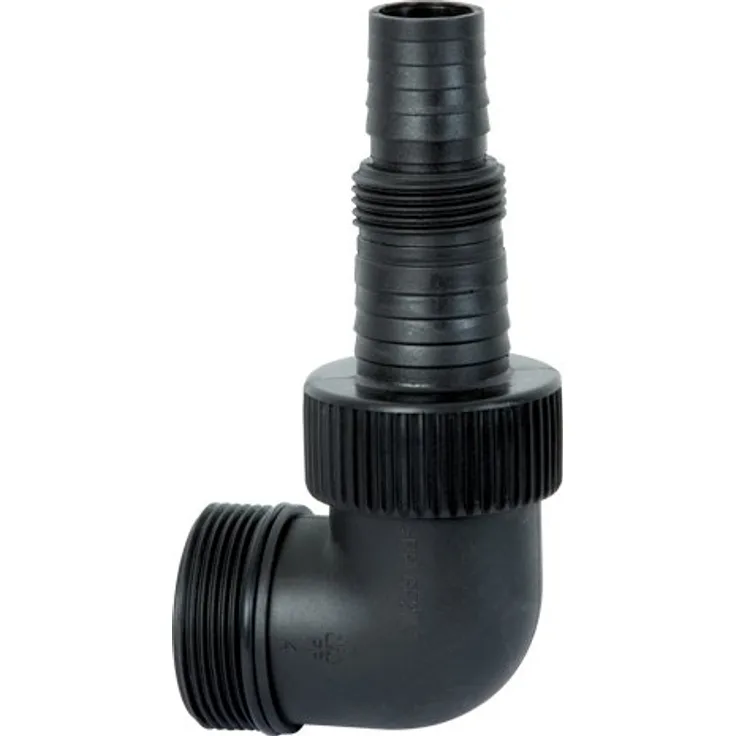 Ribiland prracrpvc Verbindungsstück Ausgang von der Pumpe, Schwarz, 14.5 x 5 x 7.5 cm Bewässerungszubehör