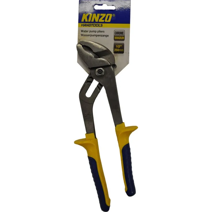 Kinzo 871125272102 Wasserpumpenzange - 10'' (250mm), gelb