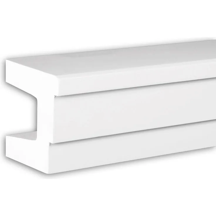 Architrav 434101 Fassadenprofil Stuckleiste Außenstuck Modernes Design weiß 2 m