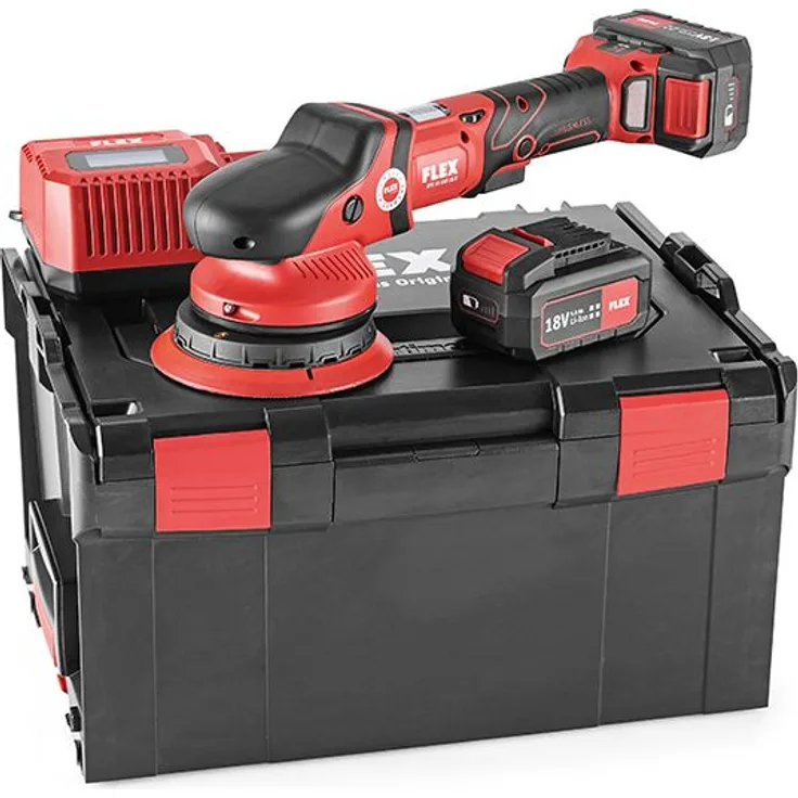 Flex XFE 15 150 18.0-EC/5.0 Set Akku-Exzenterpolierer 18,0 V - 418099