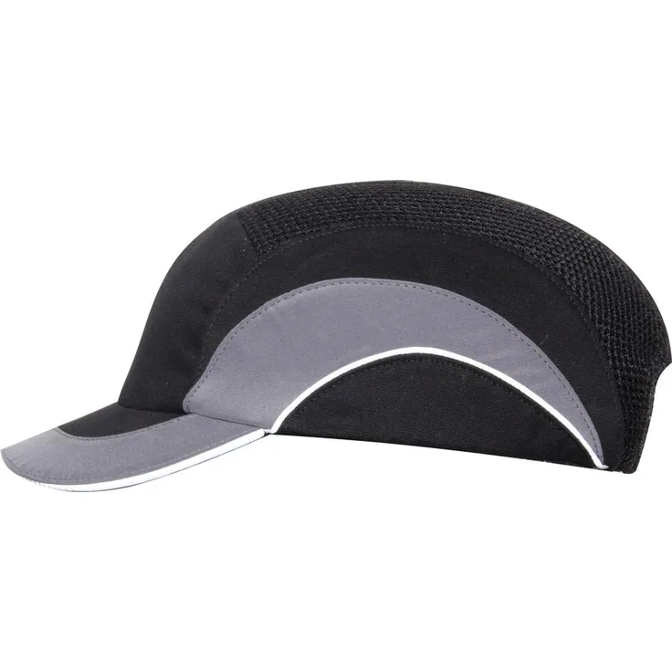JSP Hardcapa1-K_Bs Leichter Industriehelm, Grau-Schwarz, Uni Größe